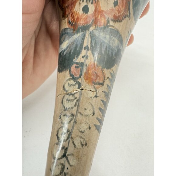 2 Vintage Tonala Bird Figurines Ceramic Hand Painted Mexican Folk Art Pottery - Picture 12 of 15